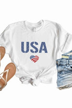 Load image into Gallery viewer, USA White Tshirt