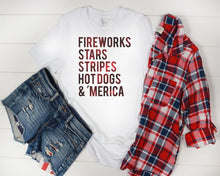 Load image into Gallery viewer, LAST ONE! Fireworks Tshirt