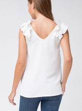 Load image into Gallery viewer, LAST ONE! Dreaming Of Game Day Off-White Top