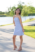Load image into Gallery viewer, Gingham With Me Blue Dress