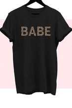 Load image into Gallery viewer, Babe Leopard Graphic Tee - Toddler