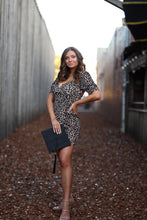 Load image into Gallery viewer, [Buddy Love] Dakota Fitted Burnout Velvet Mini Dress -Tan Leopard