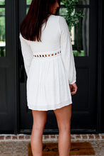 Load image into Gallery viewer, Xoxo Criss Cross White Dress