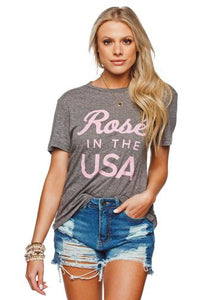 LAST ONE! [Buddy Love] Rose In The USA Tshirt